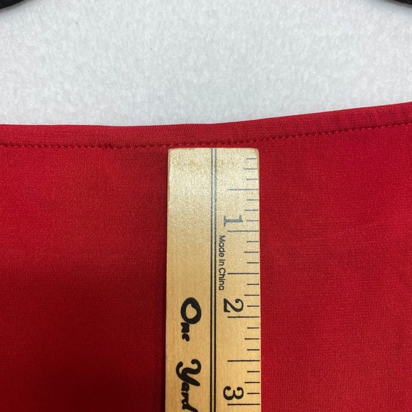 Torrid Mini Studio Dress Womens 0X Red 3/4 Sleeve Knit $75 - Picture 10 of 10